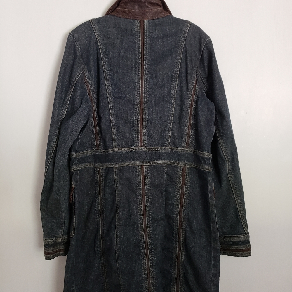 Motto Denim Coat sz S - Picture 5 of 8